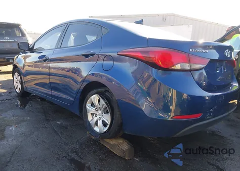 2016 Hyundai Elantra Se z USA, uszkodzony, nr VIN 5NPDH4AE0GH676862
